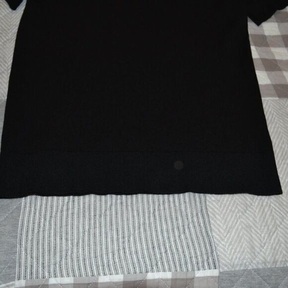 REITMANS signature black feminine soft basic crop top short sleeves round neck S - Picture 4 of 8